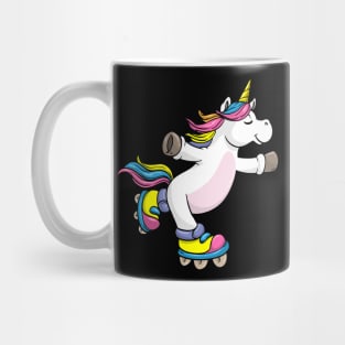 Unicorn as Inline Skater with Inline Skates Mug